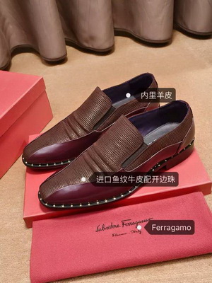 Salvatore Ferragamo Business Men Shoes--081